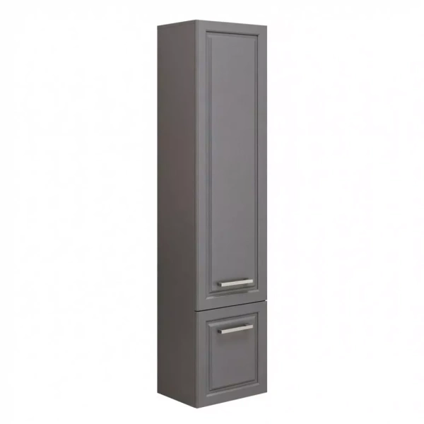 Шкаф-пенал Comforty Бросно-40П 00-00020779 оружейная сталь фото