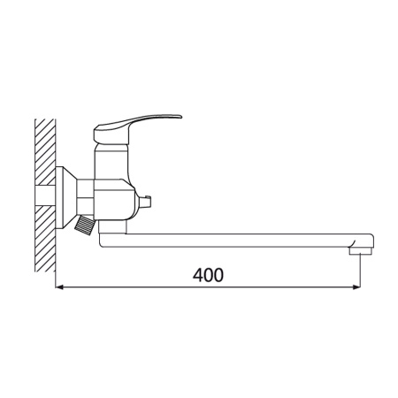 Смеситель для ванны с душем Oute T26 T2623 фото