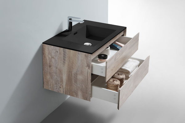 Тумба под раковину Vincea Luka VMC-1L800NW 80 см N.Wood фото