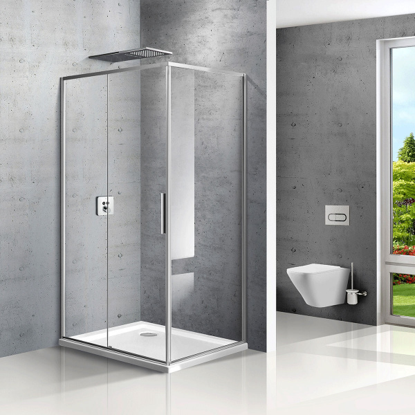 Душевой уголок Vincea Slim VSR-2SL9012CL-L 120x90 фото