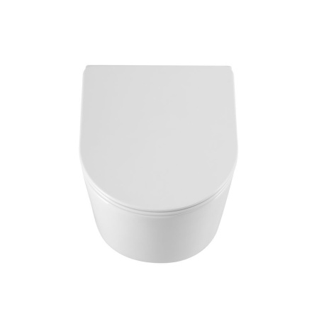 Унитаз подвесной безободковый Art&Max Bolzano AM001CHR/SC с сиденьем фото