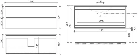 Тумба под раковину Sancos Libra LB120-1EG дуб галифакс натуральный фото