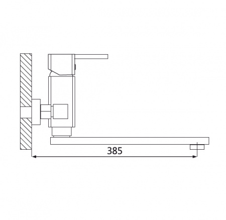 Смеситель для ванны с душем Oute T02 T0223 фото