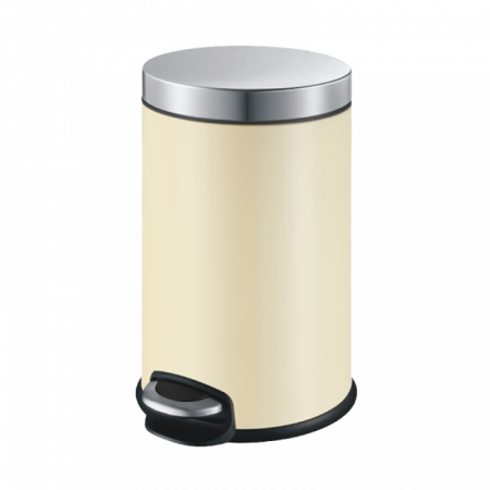 Мусорное ведро для ванной с педалью WeltWasser WW ERFIE BG 5L бежевое фото