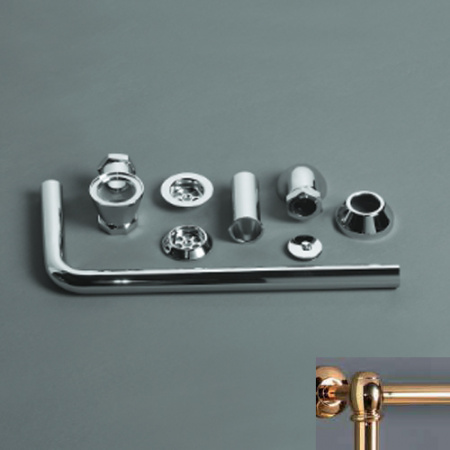 Наружний слив перелив для ванн Simas 120017 oro золото фото