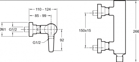 Смеситель для душа Jacob Delafon Aleo+ E72318-CP фото