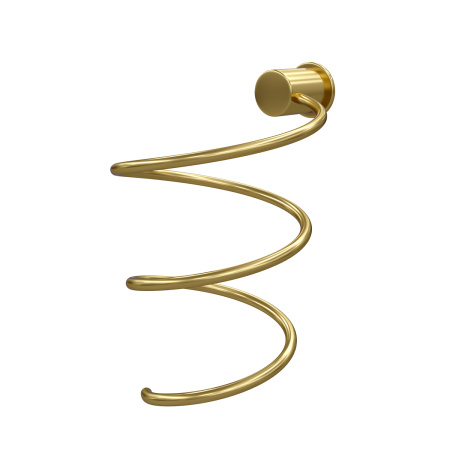 Держатель фена WasserKRAFT K-1080BRUSHED GOLD фото