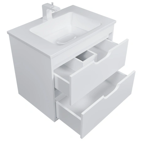 Тумба под раковину Uperwood Modul 65 2930205250 белая фото