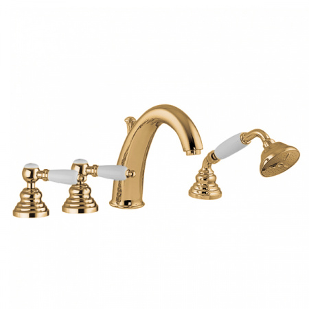 Смеситель на борт ванны Gattoni Vivaldi lever 1340013DOoro фото