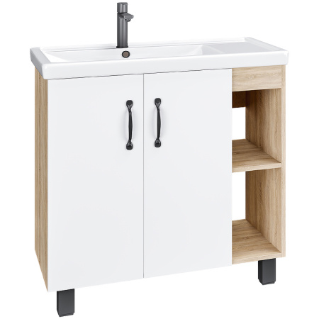 Тумба под раковину Grossman Флай 80 108001 белая фото