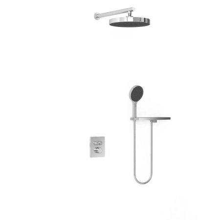 Душевая система скрытого монтажа с термостатом Vincea Inspire VSFW-3I21MT2RCH хром фото