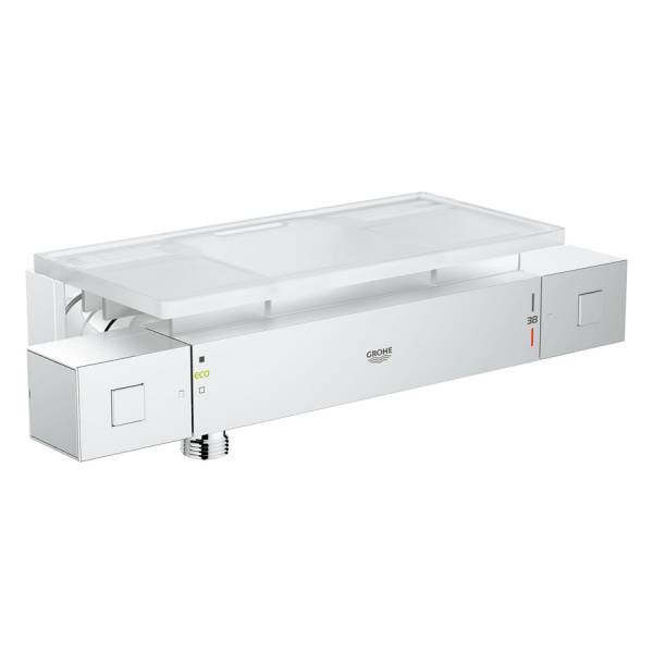 Термостатический смеситель для душа с полочкой Grohe Grohtherm Cube 34491000 фото