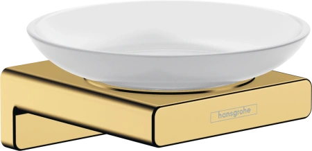 Мыльница для ванной Hansgrohe AddStoris 41746990 полированное золото фото