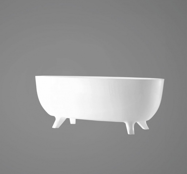 Акриловая ванна BelBagno BB42-1700 170х85 на ножках фото