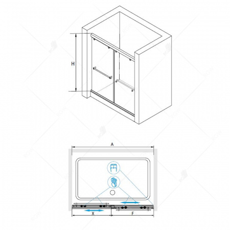 Душевая дверь RGW Tornado TO-11 01071117-11 170 см фото