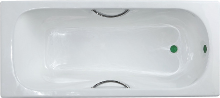 Чугунная ванна Kaiser КВ-1705 170x80 с антискользящим покрытием фото