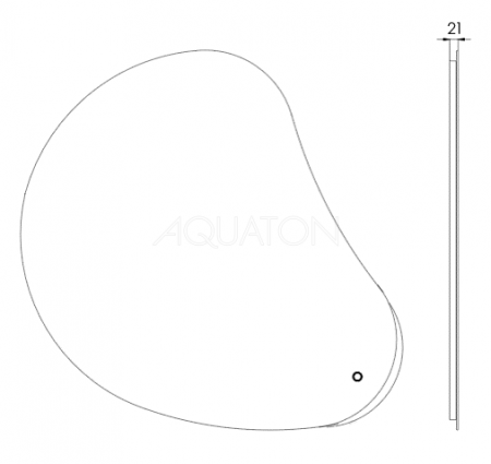 Зеркало Акватон Венто 1A260902VO010 фото