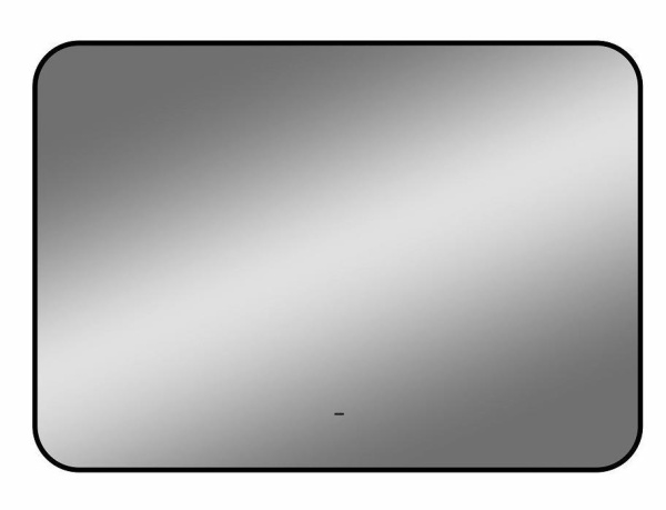 Зеркало с подсветкой Art&Max Siena AM-Sie-1000-700-DS-F 100x70 черное фото