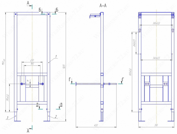 Комплект подвесной унитаз с инсталляцией Cersanit City S-SET-CITYC/LPRO/S-DL/WG-w фото