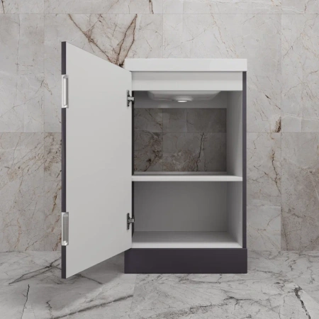 Тумба напольная Style Line Моно ЛС-00002451 графит нубук фото