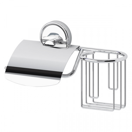 Держатель туалетной бумаги с крышкой и освежителя FBS Ellea ELL 053 фото