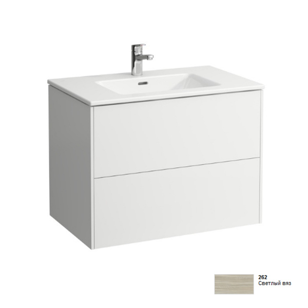 Тумба с раковиной Laufen Pro S 8.6496.1.262.104.1 80 см светлый вяз фото