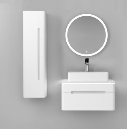 Пенал подвесной Jorno Shine Shi.04.125/P/W фото