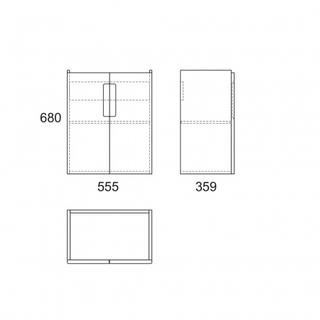 Тумба под раковину OWL 1975 Runn 60 OW07.03.00 фото