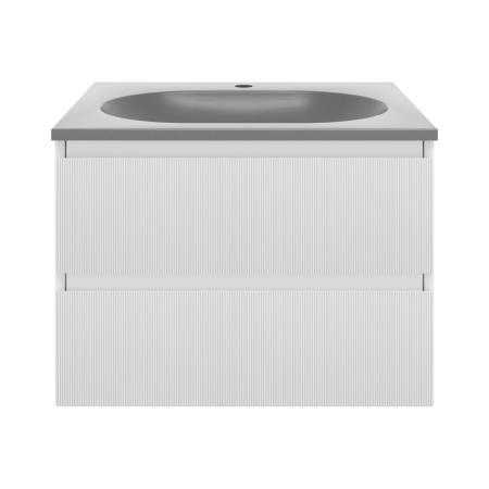 Тумба под раковину Vincea Welle 60 VMC-2WL600MW M.White Soft-touch фото