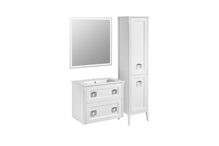 Тумба с раковиной ASB Woodline Рома 80П 10856 фото