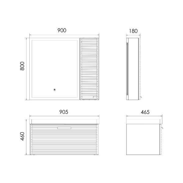 Тумба с раковиной Comfortу Танжер 90П 00-00019566CF белая матовая фото