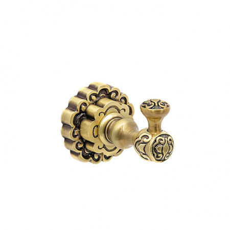 Крючок для ванной одинарный Milacio Villena MC.901.BR бронза фото