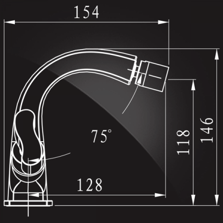 Смеситель для биде двухвентильный Elghansa New Wave Zeta 4907592 фото