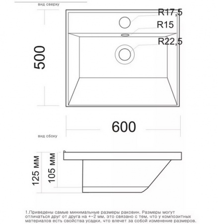 Раковина под стиральную машину Andrea Corolina 4680028070399 50x60 фото