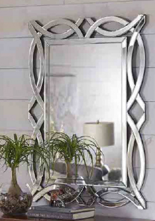 Зеркало венецианское в раме Art-Zerkalo Nikole VZ232SL 80х110 фото