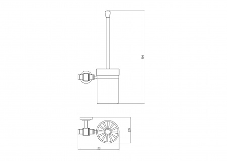 Ершик для туалета Savol 79 S-007994 фото