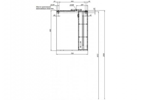 Зеркало-шкаф Aquanet Рондо 70 00189162 фото