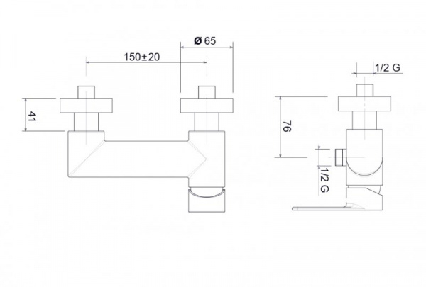 Смеситель для душа Cezares Tirreno TIRRENO-DM-01 фото