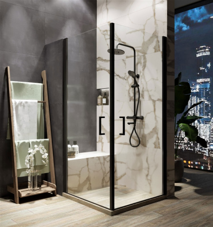 Душевая система Agger Thermo A2461144 Черная фото