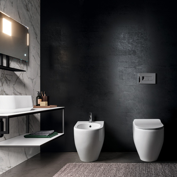 Унитаз приставной безободковый Kerasan Flo 310901 фото