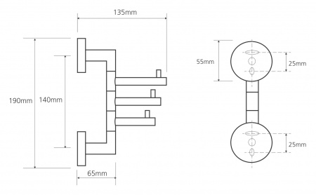Крючок для ванной тройной Bemeta Omega 104206072 фото