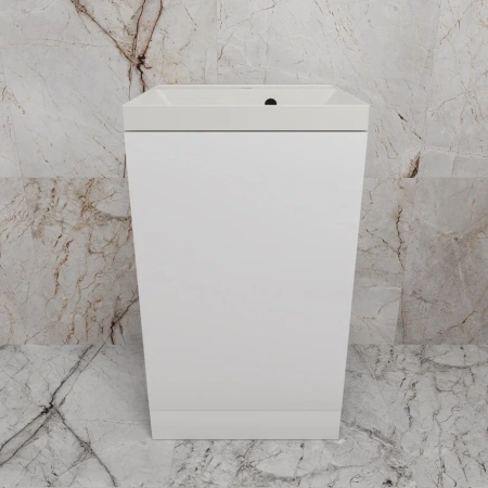 Тумба напольная Style Line Моно ЛС-00002450 белая софт фото