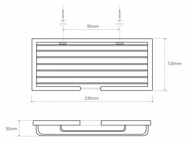 Мыльница настенная Bemeta Cytro 104308072 фото
