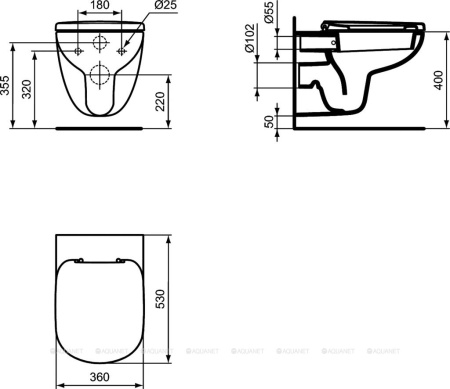 Унитаз с инсталляцией Ideal Standard Prosys Eco Frame Tempo W440101 фото