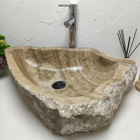 Накладная раковина из оникса Erozy Sunset EO-01310 (66*49*16) фото