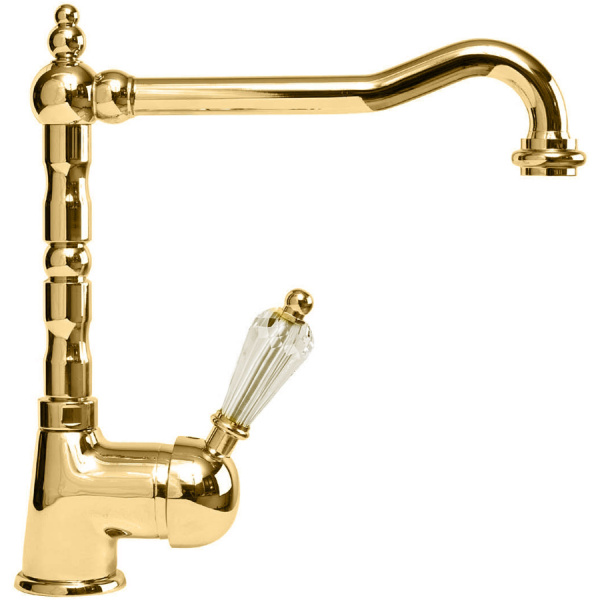 Смеситель для кухни Cezares Vintage VINTAGE-LLM2-03-Sw золото/swarovski фото