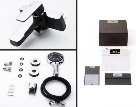 Смеситель для ванны с душем D&K Technishe Berlin DA1433215 фото