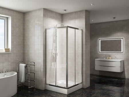Душевой уголок BelBagno DUE DUE-A-2-90-C-Cr фото