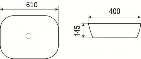 Накладная раковина WeltWasser Elbach ELBACH 21434 61х40 фото