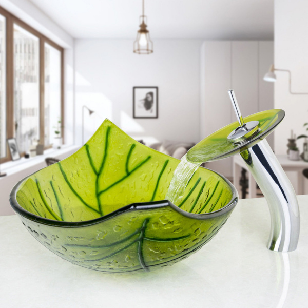 Накладная раковина со смесителем Bronze de Luxe 140186/1 55х36 фото